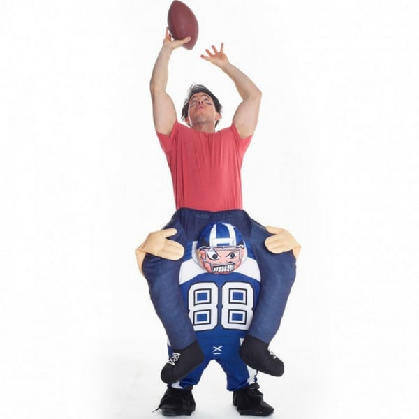 American Footballer Piggyback Costume