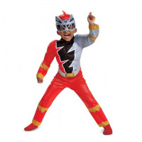 Kids Power Rangers Dino Fury Red Ranger Toddler Muscle Costume