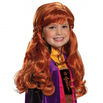 Kids Disney Princess Anna Frozen Costume Wig