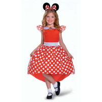 Kids Disney Minnie Mouse Red Costume Official