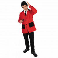 Mens 50s Red Icon Suit Costume