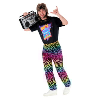 Mens 80s Party Dude Costume