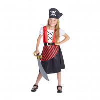 Kids Red Pirate Costume