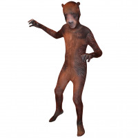 Kids Grizzly Bear Morphsuit