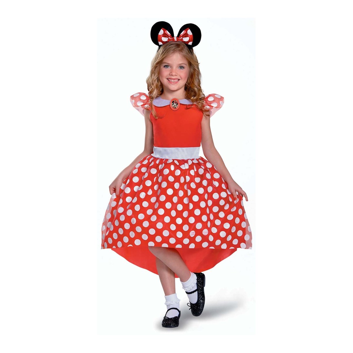 Kids Disney Minnie Mouse Red Costume Official