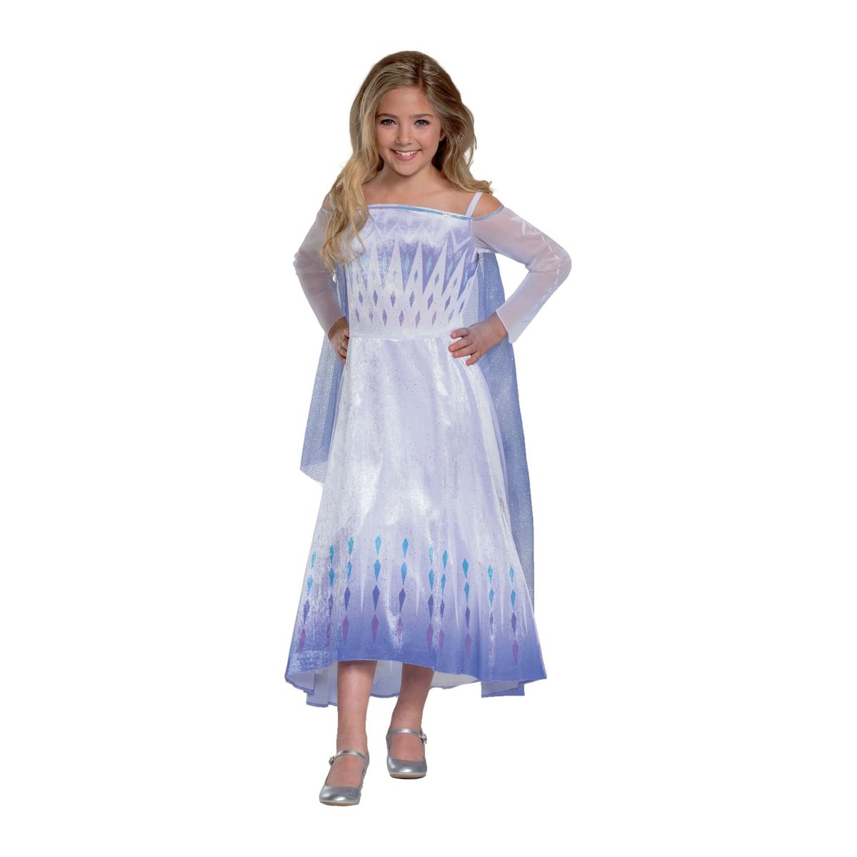 Kids Disney Frozen Snow Queen Elsa Deluxe Costume