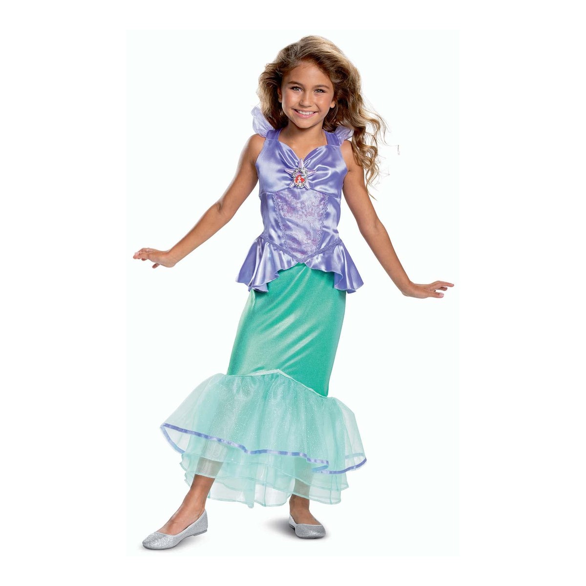 Kids Disney Ariel Little Mermaid Deluxe Costume Official