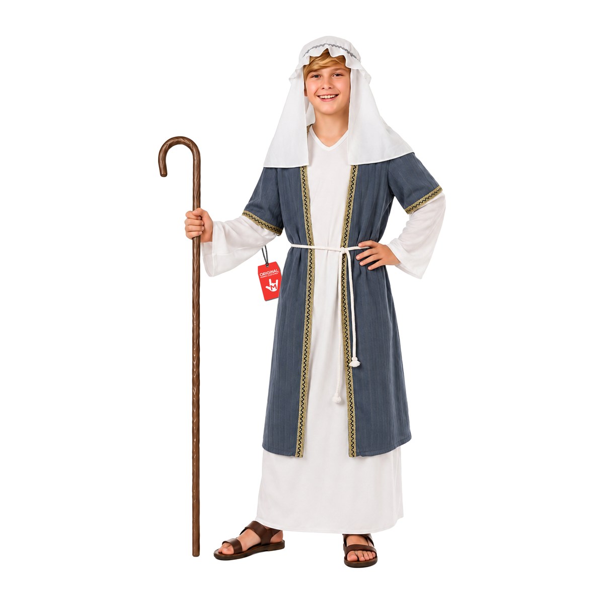 grey dress character Kids Shepherd Fancy Costume Paedyn gray