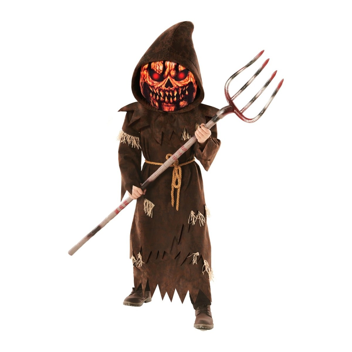 Boys Scary Pumpkin Monster Costume