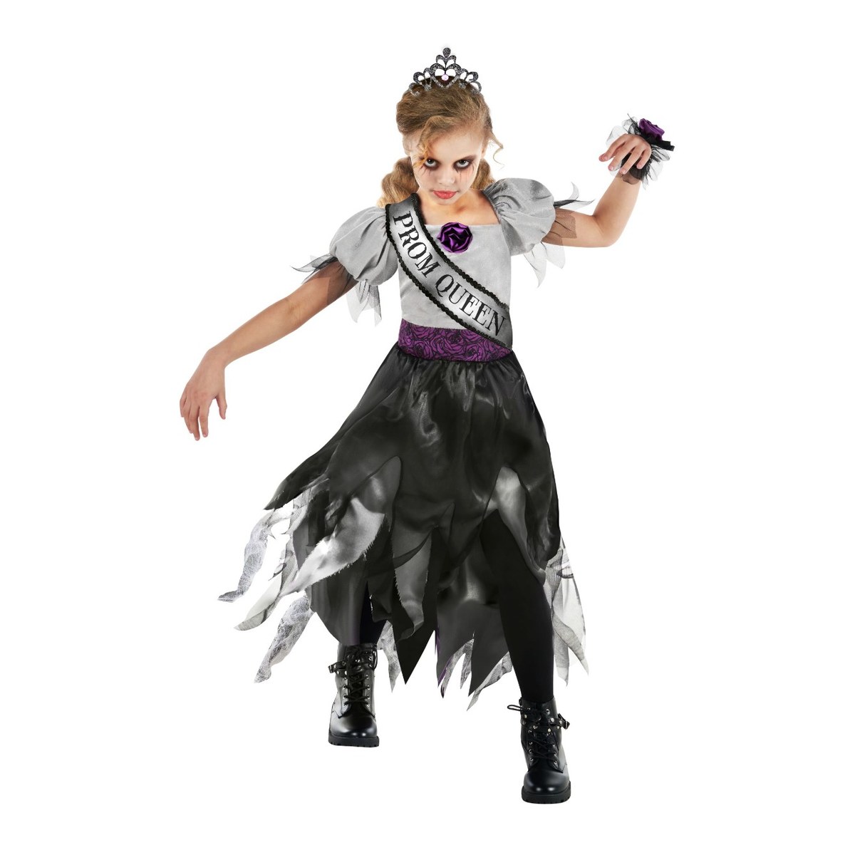 Girls Spooky Prom Queen Costume
