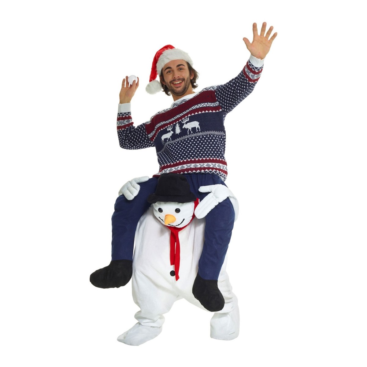 Snowman Piggyback Costume