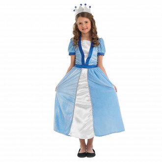 Kids Blue Princess Dress Costume