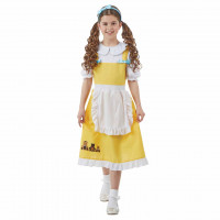 Kids Goldilocks Fairytale Dress Costume