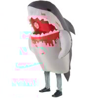 Kids Inflatable Big Mouth Shark Costume