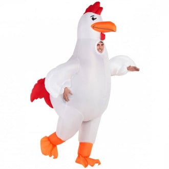 Giant Chicken Inflatable Costume