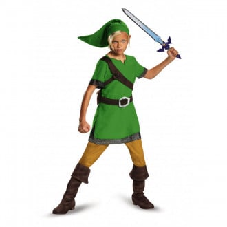 Kids Classic Legend Of Zelda Link Costume