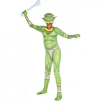 Kids Green Orc Jaw Dropper Morphsuit