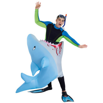 Man Eating Shark Inflatable Costume