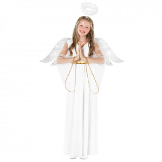 Kids Angel Christmas Girl Costume