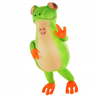 Kids Giant Frog Inflatable Costume