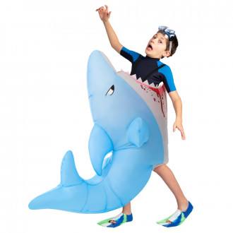 Kids Lil' Man Eating Shark Inflatable Costume