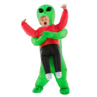 Kids Inflatable Red Alien Pick Me Up Costume