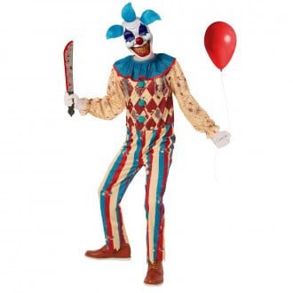 Kids Evil Vintage Clown Costume