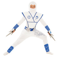 Kids White Dragon Ninja Costume