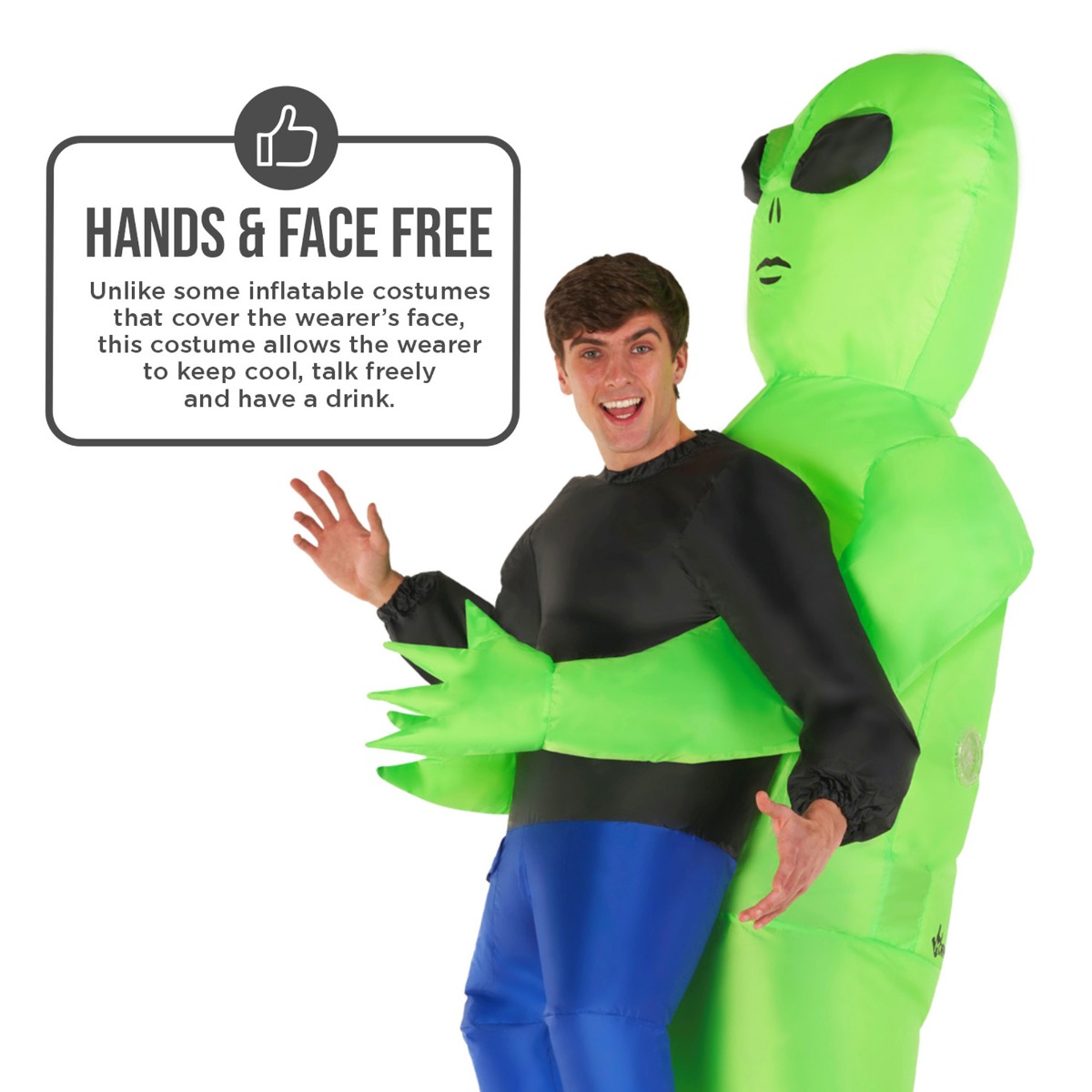 Buy Oversized Alien Costume for Kids X-Small Online at Low Prices in India  - Amazon.in