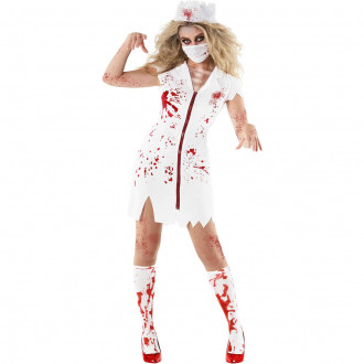 Women's Zombie Horror Nurse Costume