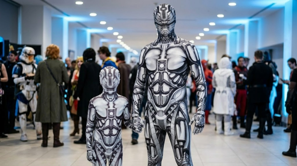 Robot Morphsuit: A Full Cyborg Costume in One Breathable Piece