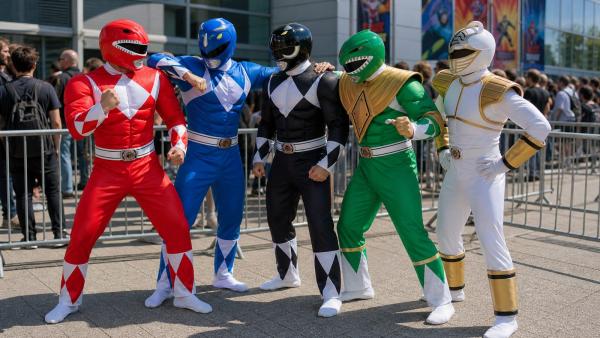 Best Power Rangers Costumes for Adults: Morphsuit or Muscle Costume, By Ranger Colour