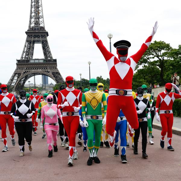 Power Rangers Save Paris Comic Con
