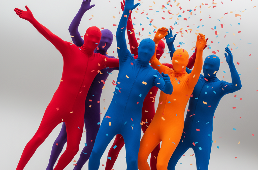 Create Epic Group Costumes Using Colored Morphsuits