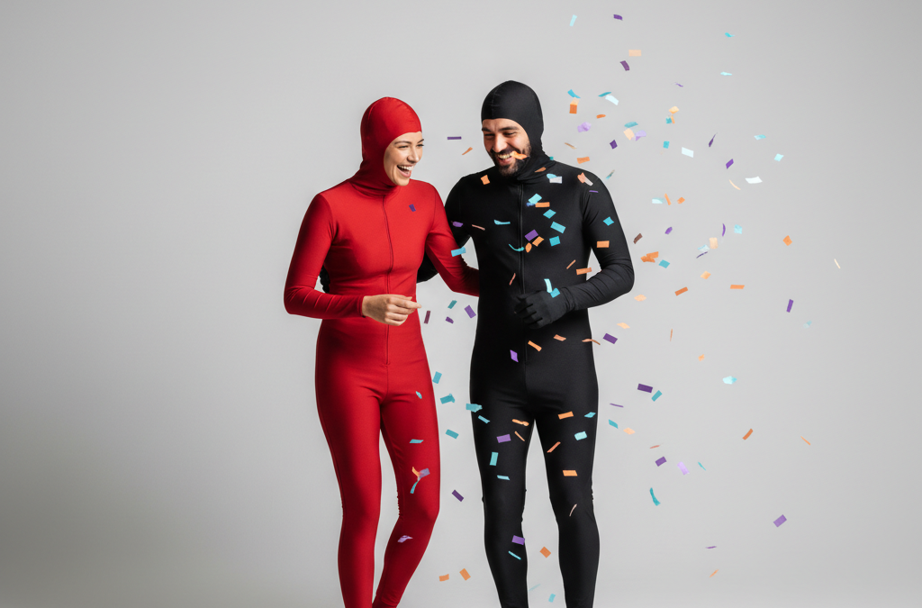 Easy Morphsuit Couples Costumes for Coordinated Fun