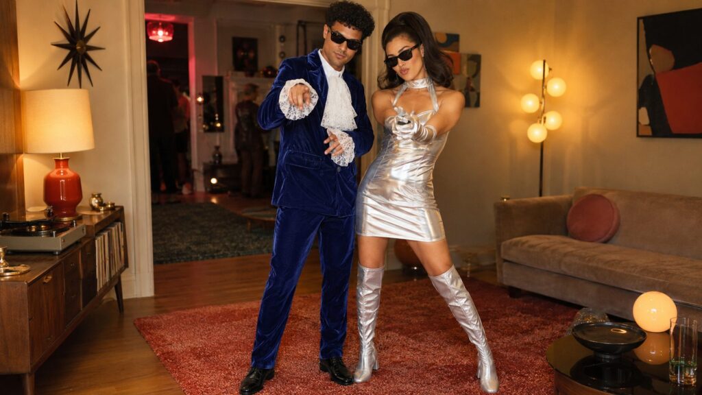 60s Spy Costume: The Suave Suit, the Metallic Dress and Every Finishing Piece