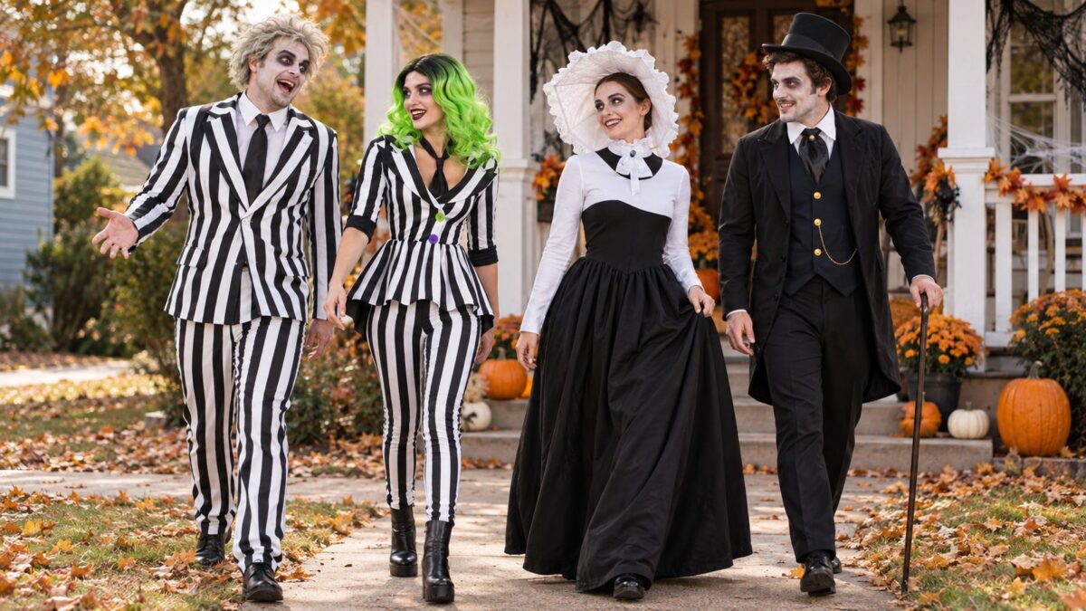 Adult Ghost Costume Ideas: Classic, Striped-Suit, and Victorian Ghosts, Plus How to See Where You Are Going