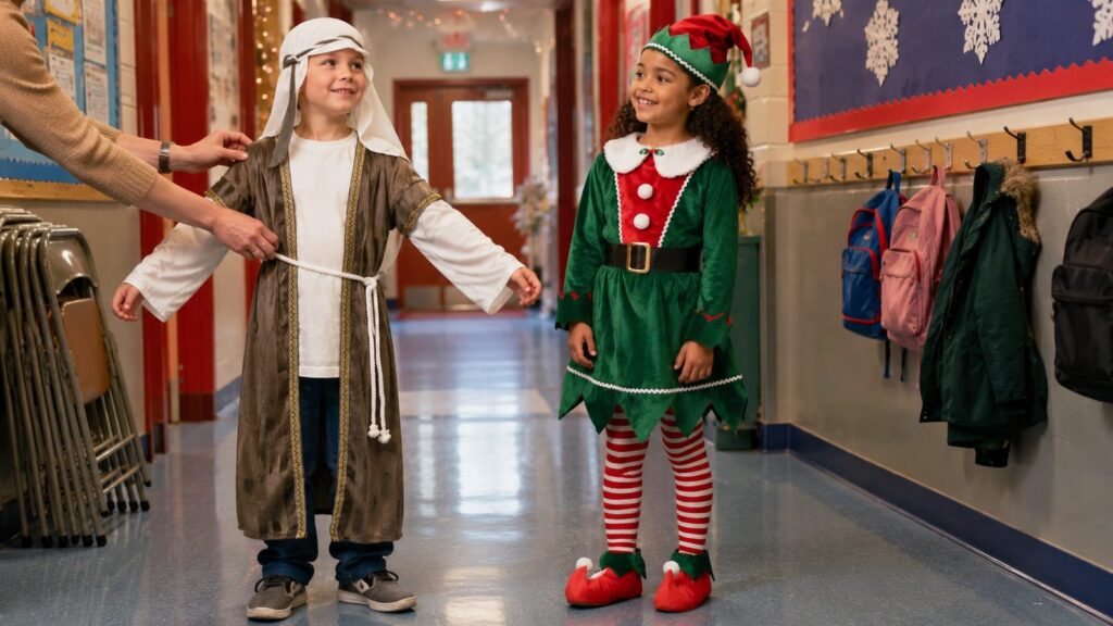Kids Christmas Costumes for School Plays and Parties: The Three-Week Plan