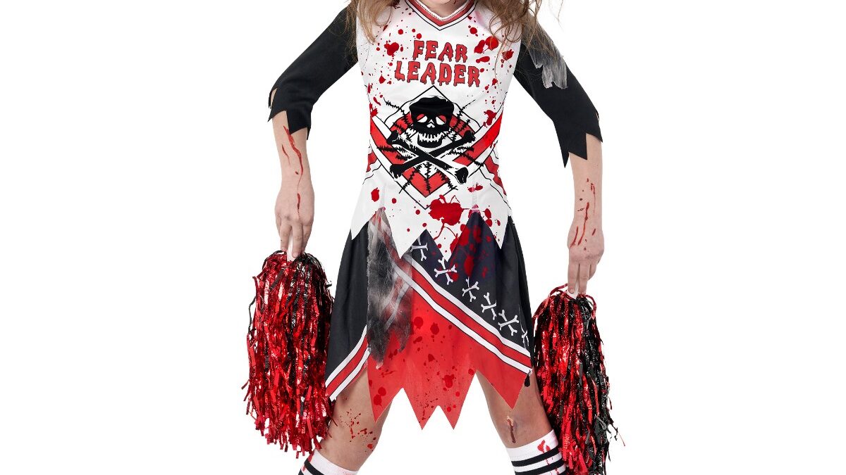 Zombie Cheerleader Costume: The Torn Uniform, the Grime and Every Grindhouse Detail