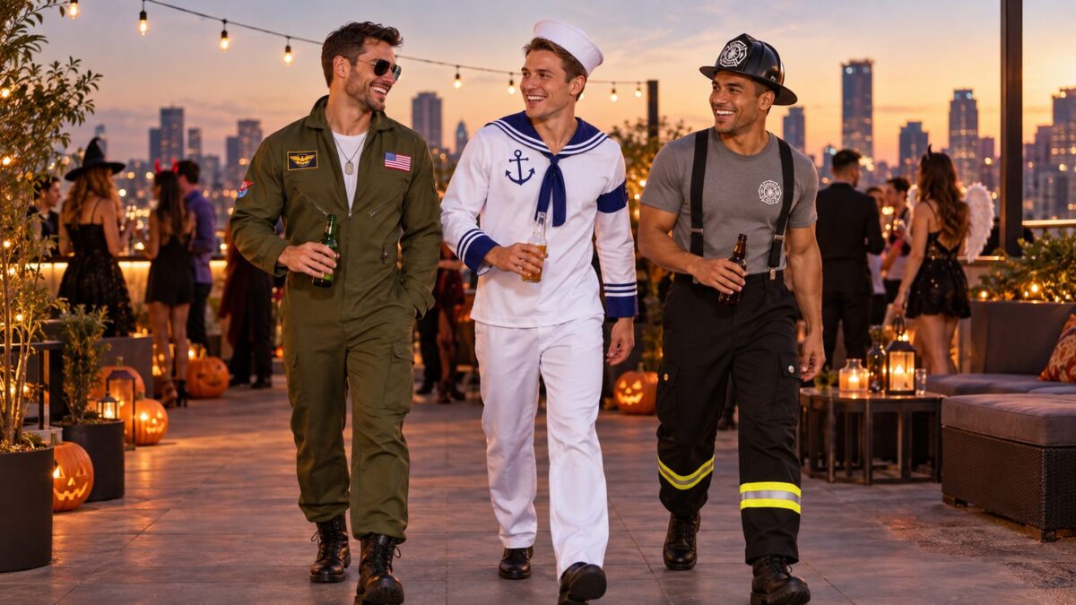 Sexy Male Halloween Costumes: 5 Looks Sized by Chest, With Everything in the Pack