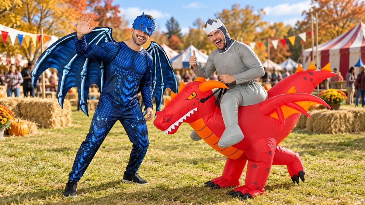 Adult Dragon Costumes: Wear the Dragon or Ride One, and What Comes in Each Pack