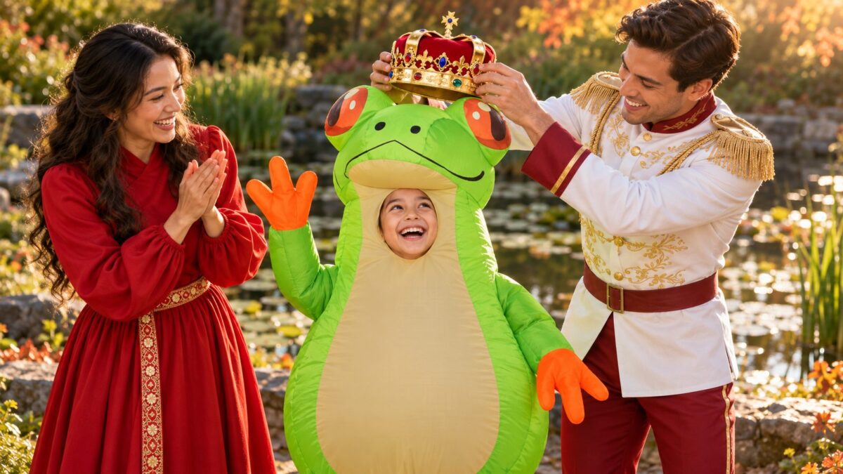 Frog Costume Ideas for Adults and Kids: The Giant Inflatable Frog, a Frog Prince, and a Toad