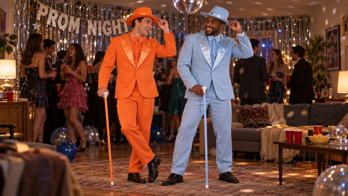 Dumb and Dumber Suits: Harry and Lloyd's Orange and Blue Costumes, Piece by Piece