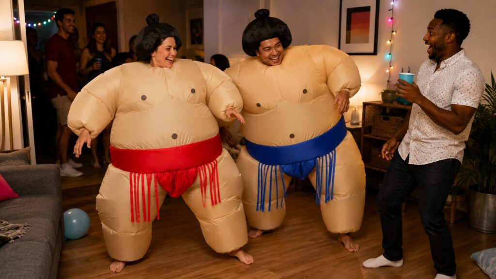 Best Inflatable Sumo Costumes for Adults and Kids: Walk-Around vs Pick-Me-Up