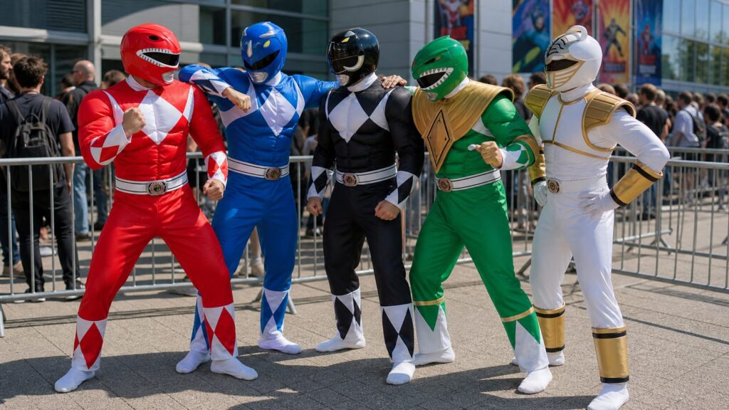Best Power Rangers Costumes for Adults: Morphsuit or Muscle Costume, By Ranger Colour