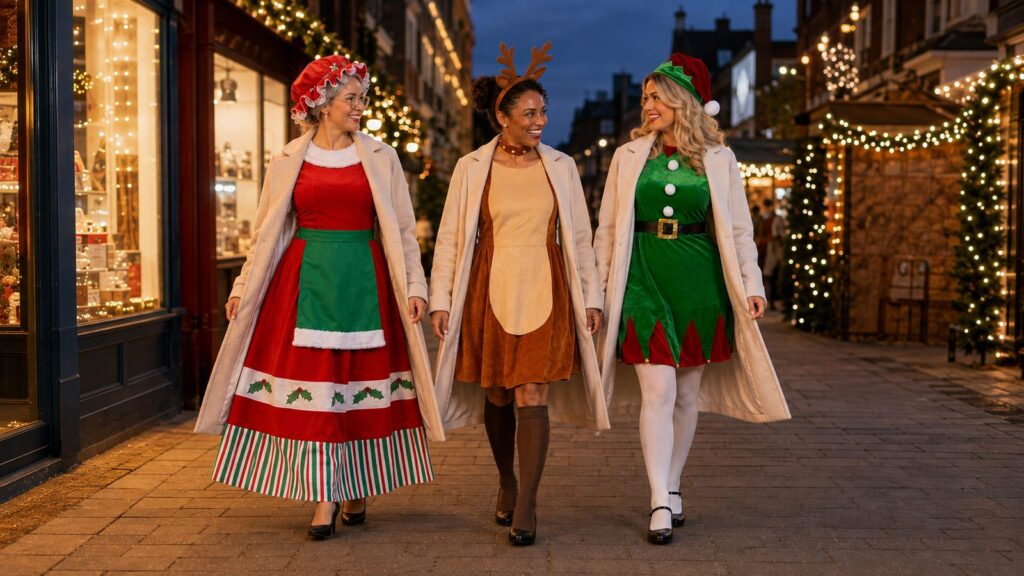 Best Christmas Party Costumes for Women: Mrs Claus, Reindeer and Elf, Sized 4 to 26